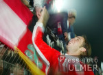 Fussball 2. Bundesliga: Oberhausen - Karlsruhe, Jubel RWO