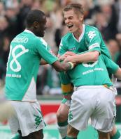Fussball 1. Bundesliga: Bremen - Schalke