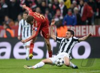 FUSSBALL INTERNATIONAL CHL VIERTELFINALE 12/13: FC Bayern Muenchen - Juventus Turin