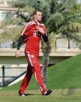 Fussball 1. Bundesliga 11/12: FC Bayern Muenchen Training in Doha