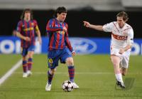 FUSSBALL  International CHL 09/10 : VfB Stuttgart -  FC Barcelona