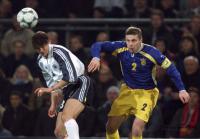 Spielszene WM Quali   Deutschland - Ukraine