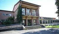Hepperhalle, Veranstaltungsort des Streitgespraech OB Boris Palmer und Markus Frohnmaier in Tuebingen