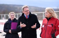 Corona Teststelle Tuebingen: Corona-Drive-In auf dem Tuebinger Festplatz