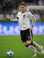 Fussball, International, Freundschaftsspiel: Deutschland, SCHWEINSTEIGER am Ball