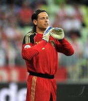 Fussball International EM 2012 - Testspiel :  Tim WIESE (Deutschland)