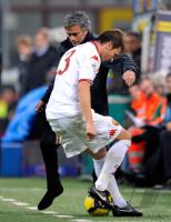 FUSSBALL SERIE A:  As Rom - Inter Mailand