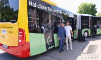 Verkehrsminister Winfried Hermann (Die Gruenen) bei der Firma Moby - mobility for you