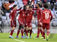 Fussball 1. Bundesliga Saison 21/22: FC Bayern Muenchen - SpVgg Greuther Fuerth