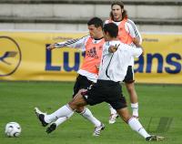 Fussball  Training der deutschen Nationalmannschaft vor dem EM Qualifikationsspiel gegen Irland.