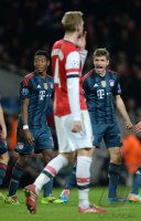 Fussball International CHL Saison 13/14: Arsenal London - FC Bayern Muenchen