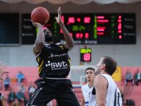Basketball 1. Bundesliga 17/18 Testspiel:  Walter Tigers Tuebingen - Fribourg Olympic