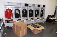 Fussball Nationalmannschaft: Deutschland Kabine in der Allianz Arena