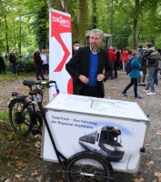 Bundestagswahl 2021 in Tuebingen: Tuebinger Oberbuergermeister Boris Palmer (Die Gruenen)