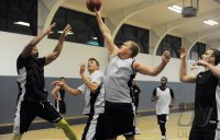 Basketball 1. Bundesliga 13/14:  Training Walter Tigers mit Johannes Lischka