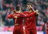 Fussball 1. Bundesliga, Saison 2012/2013:  FC Bayern Muenchen - Hannover 96