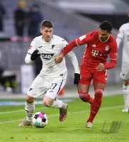 Fussball 1. Bundesliga Saison 20/21: FC Bayern Muenchen - TSG 1899 Hoffenheim