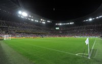 Fussball International EM 2012 - Testspiel :  Uebersicht der PGE Arena , EM Stadion von Danzig, Gdansk