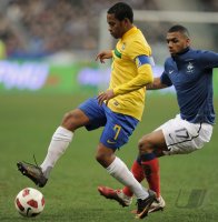 FUSSBALL INTERNATIONAL:  Frankreich  - Brasilien