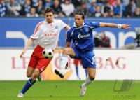 Fussball 1. Bundesliga: Hamburg - Schalke
