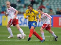 Fussball Frauen FIFA U 17  WM  2008  Daenmark - Kolumbien
