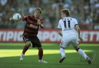 Fussball 1. Bundesliga  Saison 2011/2012:  SC Freiburg - Borussia Moenchengladbach