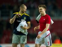 FUSSBALL INTERNATIONALES TESTSPIEL: Daenemark - Schweden