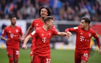 Fussball 1. Bundesliga Saison 19/20: TSG 1899 Hoffenheim - FC Bayern Muenchen