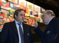 FUSSBALL 62. FIFA  Kongress in Budapest 2012: Vizepraesident Michel PLATINI (Frankreich, FIFA-Exekutivkomitee und UEFA Praesident)