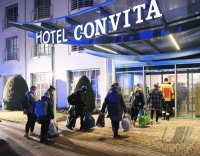 Ankunftszentrum Hotel Convita fuer Fluechtlinge aus der Ukraine