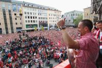 Fussball 1. Bundesliga :  JUBEL Franck Ribery  (FC Bayern Muenchen)