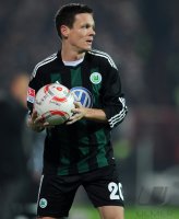 Fussball: 1. Bundesliga Saison 2010/2011: Wolfsburg, RIETHER