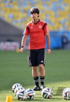 FUSSBALL WM 2014  Viertelfinale; Bundestrainer Joachim Loew (Deutschland)