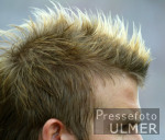FUSSBALL Weltmeisterschaft David Beckham (ENG) Haarschnitt Haare Nigeria vs. England