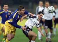 Spielszene Neuville  Deutschland - Ukraine