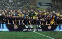 Fussball UEFA SUPER CUP 2011: Sieger FC Barcelona