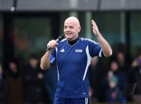 FIFA Praesident Gianni Infantino (Schweiz) erster Tag im Home of Fifa