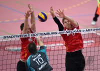 Volleyball  1. Bundesliga  14/15 Playoffs:  TV Rottenburg - SWD powervolleys Dueren