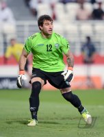 FUSSBALL INTERNATIONAL: Torwart Ignatiy NESTEROV (Usbekistan)