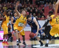 Basketball 1. Bundesliga 14/15 Hauptrunde:  Walter Tigers Tuebingen - Eisbaeren Bremerhaven
