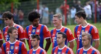 Fussball 1. Bundesliga 2014/2015: Fototermin beim FC Bayern Muenchen