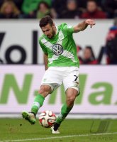 Fussball, 1. Bundesliga  Saison 2014/2015: VfL Wolfsburg - SC Freiburg