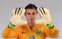 Fussball 1. Bundesliga, Saison 2012/2013, Werder Bremen: Sebastian Mielitz im exklusiven Pressefoto ULMER Fotoshooting