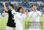 Fussball Uefa-Cup: Schalke - Basel, Schlussjubel Basel