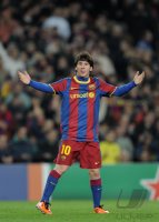 Fussball CHL  Saison 2010/2011:  JUBEL Lionel Messi (Barca)