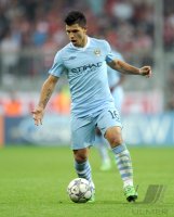 Fussball CHL  Saison 2011/2012: Sergio Agueero (Manchester City)
