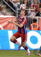 FUSSBALL 1. Bundesliga 14/15 Testspiel: Pierre Emile Hojbjerg (FC Bayern Muenchen)