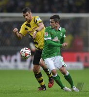 Fussball, 1. Bundesliga  Saison 2014/2015: SV Werder Bremen - Borussia Dortmund