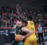 Basketball 2. Bundesliga  24/25 Playoff Spiel 4. 
Walter Tigers Tuebingen - VET-CONCEPT Gladiators Trier