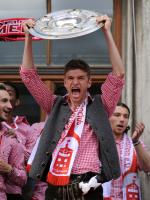 Fussball 1. Bundesliga :  JUBEL  Thomas Mueller  (FC Bayern Muenchen)